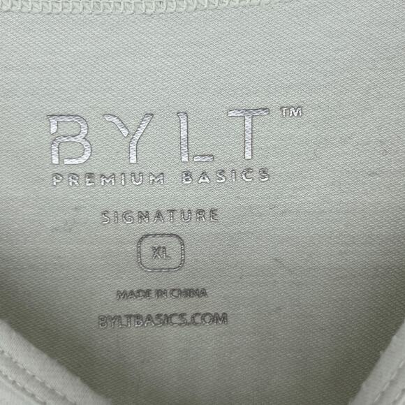 BYLT Shirt Mens XL Drop Cut Signature Premium Basics Athletic Short Sleeve Vapor - Picture 4 of 14